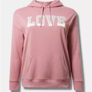Torrid Love Classic Fit Cozy Pullover Hoodie new size medium/large
